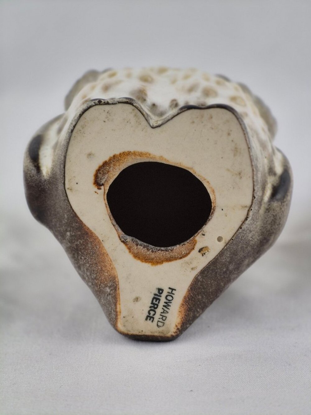 Vintage Howard Pierce Ceramic Horned Owl Figurine - Picture 10 of 15